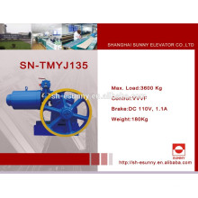 Высокоэффективная энергосберегающая тяговая машина с редуктором VVVF без опорной плиты по конкурентоспособной цене SN-TMYJ135